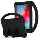 For iPad Mini5/4/3/2/1 EVA Flat Anti Falling Protective Case Shell with Holder(Black) - 1