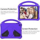 For iPad Air/Air2/9.7(2018)&(2017) EVA Flat Anti Falling Protective Case Shell with Holder(Purple) - 4