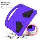 For iPad Pro 9.7 EVA Flat Anti Falling Protective Case Shell with Holder(Purple) - 5
