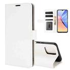 For vivo iQOO U3/vivo Y52S R64 Texture Single Horizontal Flip Protective Case with Holder & Card Slots & Wallet& Photo Frame(White) - 1