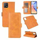 For vivo iQOO U3/vivo Y52S Dual-side Magnetic Buckle Horizontal Flip Leather Case with Holder & Card Slots & Wallet(Yellow) - 1