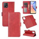 For vivo iQOO U3/vivo Y52S Dual-side Magnetic Buckle Horizontal Flip Leather Case with Holder & Card Slots & Wallet(Red) - 1