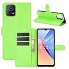 For vivo iQOO U3/vivo Y52S Litchi Texture Horizontal Flip Protective Case with Holder & Card Slots & Wallet(Green) - 1