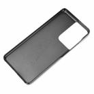For Samsung Galaxy S21 Ultra 5G Shockproof Litchi Texture PC + PU Case(Black) - 5