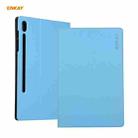 For Samsung Galaxy Tab S8 / Galaxy Tab S7 11.0 T870 / T875 ENKAY Horizontal Flip PU Leather + TPU Smart Case with Holder & Sleep / Wake-up Function(Light Blue) - 1