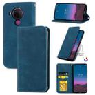 For Nokia 5.4 Retro Skin Feel Business Magnetic Horizontal Flip Leather Case With Holder & Card Slots & Wallet & Photo Frame(Blue) - 1