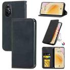 For Huawei Nova 8 5G Retro Skin Feel Business Magnetic Horizontal Flip Leather Case With Holder & Card Slots & Wallet & Photo Frame(Black) - 1