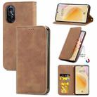 For Huawei Nova 8 5G Retro Skin Feel Business Magnetic Horizontal Flip Leather Case With Holder & Card Slots & Wallet & Photo Frame(Brown) - 1