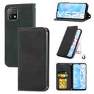 For vivo Y52S Retro Skin Feel Business Magnetic Horizontal Flip Leather Case With Holder & Card Slots & Wallet & Photo Frame(Black) - 1