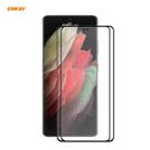 2 PCS For Samsung Galaxy S21 Ultra 5G ENKAY Hat-Prince 3D Full Screen PET Curved Hot Bending HD Screen Protector Soft Film(Black) - 1