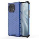 For Xiaomi Mi 11 Shockproof Honeycomb PC + TPU Case(Blue) - 1