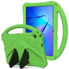 For Huawei MediaPad T3 10 EVA Flat Anti Falling Protective Case Shell with Holder(Green) - 1