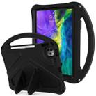 For iPad Pro 11（2020&2018) EVA Flat Anti Falling Protective Tablet Case Shell with Holder(Black) - 1