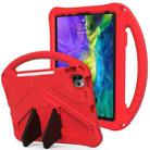 For iPad Pro 11（2020&2018) EVA Flat Anti Falling Protective Tablet Case Shell with Holder(Red) - 1