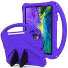 For iPad Pro 11（2020&2018) EVA Flat Anti Falling Protective Tablet Case Shell with Holder(Purple) - 1