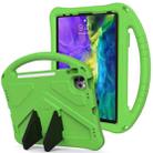 For iPad Pro 11（2020&2018) EVA Flat Anti Falling Protective Tablet Case Shell with Holder(Green) - 1