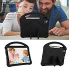 For iPad Air 2022 / 2020 10.9 EVA Flat Anti Falling Protective Case Shell with Holder(Black) - 3