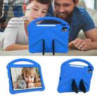 For iPad Air 2022 / 2020 10.9 EVA Flat Anti Falling Protective Case Shell with Holder(Blue) - 3