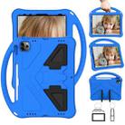 For iPad Air 2022 / 2020 10.9 EVA Flat Anti Falling Protective Case Shell with Holder(Blue) - 7