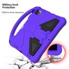 For iPad Air 2022 / 2020 10.9 EVA Flat Anti Falling Protective Case Shell with Holder(Purple) - 5