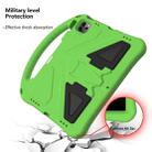 For iPad Air 2022 / 2020 10.9 EVA Flat Anti Falling Protective Case Shell with Holder(Green) - 5