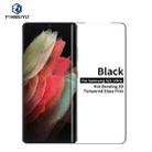 For Samsung Galaxy S21 Ultra 5G PINWUYO 9H 3D Hot Bending Tempered Glass Film(Black) - 1