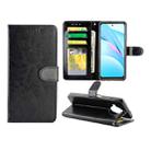 For Xiaomi Mi 10T Lite Crazy Horse Texture Leather Horizontal Flip Protective Case with Holder & Card Slots & Wallet & Photo Frame(Black) - 1