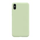 Ultra-thin Liquid Silicone All-inclusive Mobile Phone Case Environmentally Friendly Material Can Be Washed Mobile Phone Case for iPhone X/XS(Green) - 1