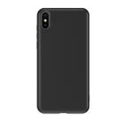 Ultra-thin Liquid Silicone All-inclusive Mobile Phone Case Environmentally Friendly Material Can Be Washed Mobile Phone Case for iPhone X/XS(Black) - 1