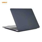 ENKAY 3 in 1 Matte Laptop Protective Case + EU Version TPU Keyboard Film + Anti-dust Plugs Set for MacBook Air 13.3 inch A1932 (2018)(Black) - 2