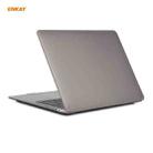 ENKAY 3 in 1 Matte Laptop Protective Case + EU Version TPU Keyboard Film + Anti-dust Plugs Set for MacBook Air 13.3 inch A1932 (2018)(Grey) - 2