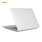 ENKAY 3 in 1 Matte Laptop Protective Case + EU Version TPU Keyboard Film + Anti-dust Plugs Set for MacBook Air 13.3 inch A1932 (2018)(White) - 2