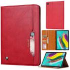 Knead Skin Texture Horizontal Flip Leather Case for Galaxy Tab A 10.1 2019 T515 / T510, with Photo Frame & Holder & Card Slots & Wallet(Red) - 6