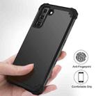 For Samsung Galaxy S21 Plus 5G PC+ Silicone Three-piece Anti-drop Mobile Phone Protective Back Cover(Black) - 2