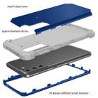 For Samsung Galaxy S21 Plus 5G PC+ Silicone Three-piece Anti-drop Mobile Phone Protective Back Cover(Blue) - 3