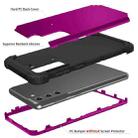 For Samsung Galaxy S21 Plus 5G PC+ Silicone Three-piece Anti-drop Mobile Phone Protective Back Cover(Purple) - 3
