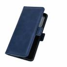 For OPPO Reno5 5G Dual-side Magnetic Buckle Horizontal Flip Leather Case with Holder & Card Slots & Wallet(Dark Blue) - 3