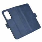 For OPPO Reno5 5G Dual-side Magnetic Buckle Horizontal Flip Leather Case with Holder & Card Slots & Wallet(Dark Blue) - 7