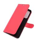 For OPPO Reno5 5G Litchi Texture Horizontal Flip Protective Case with Holder & Card Slots & Wallet(Red) - 3