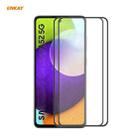 For Samsung Galaxy A52 4G / 5G 2 PCS ENKAY Hat-Prince Anti-drop Full Glue Tempered Glass Full Screen Film Anti-fall Protector - 1