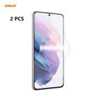 For Samsung Galaxy S21 5G 2 PCS ENKAY Hat-Prince 0.1mm 3D Full Screen Protector Explosion-proof Hydrogel Film - 1