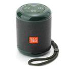 T&G TG519 TWS HiFi Portable Bluetooth Speaker Subwoofer Outdoor Wireless Column Speakers Support TF Card / FM / 3.5mm AUX / U Disk / Hands-free Call(Dark Green) - 1