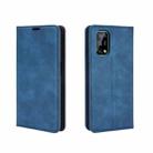 For OPPO Realme V5/K7X/Realme Q2/Realme 7 5G Retro-skin Business Magnetic Suction Leather Case with Holder & Card Slots & Wallet(Dark Blue) - 2