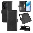 For Huawei nova 8 Pro 5G Dual-side Magnetic Buckle Horizontal Flip Leather Case with Holder & Card Slots & Wallet(Black) - 1