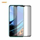 For Xiaomi Redmi 9T 5 PCS ENKAY Hat-Prince Full Glue 0.26mm 9H 2.5D Tempered Glass Full Coverage Film - 1