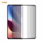 For Xiaomi Redmi K40 / K40 Pro(+) 10 PCS ENKAY Hat-Prince Full Glue 0.26mm 9H 2.5D Tempered Glass Full Coverage Film - 1