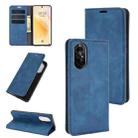 For Huawei nova 8 5G Retro-skin Business Magnetic Suction Leather Case with Holder & Card Slots & Wallet(Dark Blue) - 1