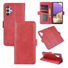 For Samsung Galaxy A32 5G Dual-side Magnetic Buckle Horizontal Flip Leather Case with Holder & Card Slots & Wallet(Red) - 1