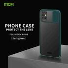 For INFINIX Note8 MOFI Xing Dun Series PC + TPU Anti-peep Waterproof And Anti-drop All-inclusive Protective Shell, Translucent Frosted(Green) - 1