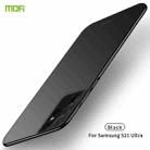 For Samsung Galaxy S21 Ultra 5G MOFI Frosted PC Ultra-thin Hard Case(Black) - 1